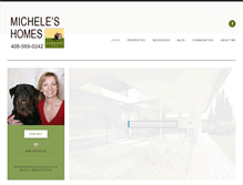 Tablet Screenshot of micheleshomes.com